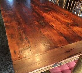 a tale of two tables, painted furniture, Finish tabletop