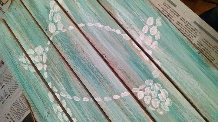 easy sea turtle painted wood sign, crafts