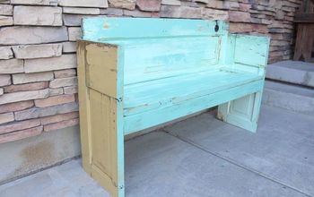 How to Build a Bench Out of an Old Door