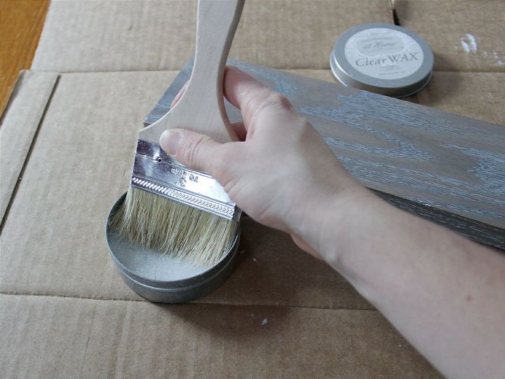 creating a limed whitewashed finish on an oak shelf and more , shelving ideas, woodworking projects