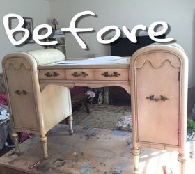 glam vanity makeover, bathroom ideas, Not exactly a showstopper