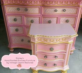s give your kids the coolest furniture with these 14 jaw dropping ideas, painted furniture, Make their furniture fit for a princess