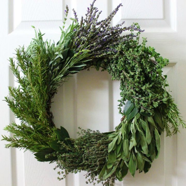 15 ideas de decoracin navidea que no tendrs que quitar, O esta corona de hierbas arom ticas