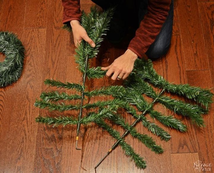 faux christmas tree repurposed three ways