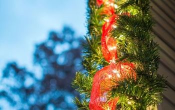 Árbol de Navidad de imitación reutilizado de tres maneras