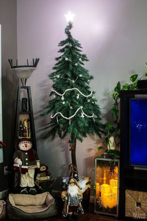 faux christmas tree repurposed three ways