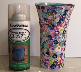 from boring to beautiful easy diy unicorn spit pansy technique, Ready to Finish with RUST OLEUM TRIPLE THICK