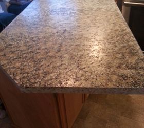 penninsula and painted granite on counter tops, countertops