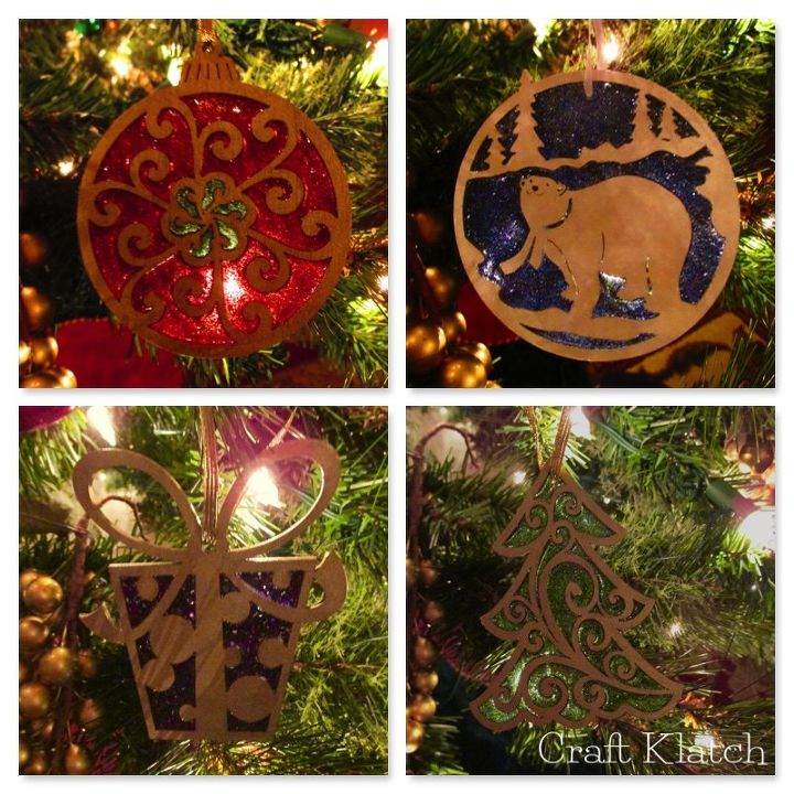 wood resin and glitter christmas ornaments diy project, christmas decorations, seasonal holiday decor