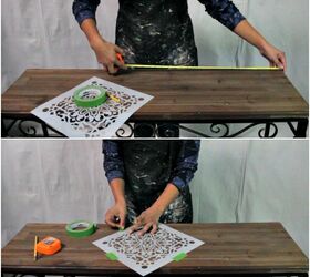 how to antique wood furniture with stencils the easy way, how to, painted furniture, repurposing upcycling