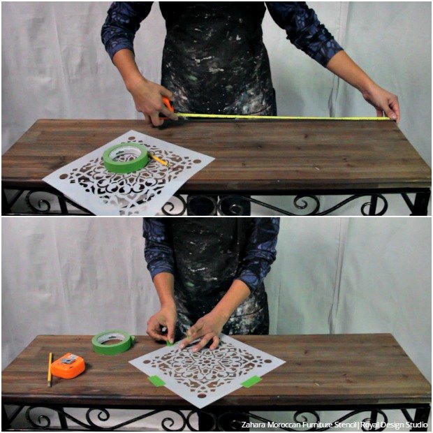 how to antique wood furniture with stencils the easy way, how to, painted furniture, repurposing upcycling