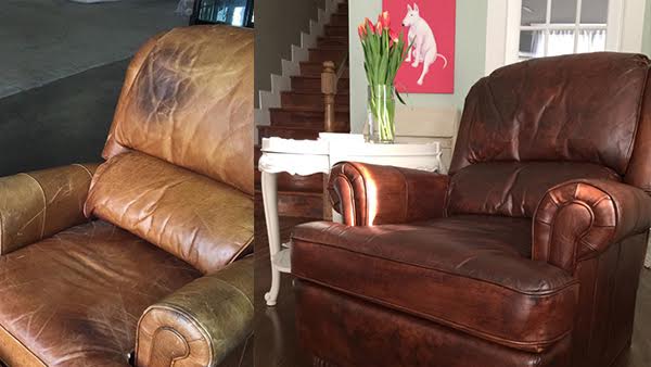 how to easily repair and cover cat scratches on leather furniture