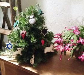 Haz un árbol de Navidad de imitación con ramas reales