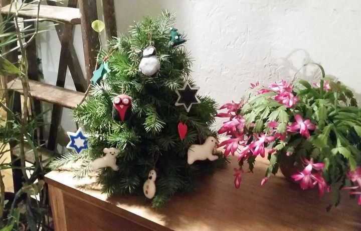 make a faux diy christmas tree with real branches, So happy I finally got my Christmas tree