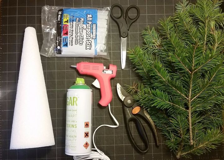 Make a Faux DIY Christmas Tree With Real Branches | Hometalk