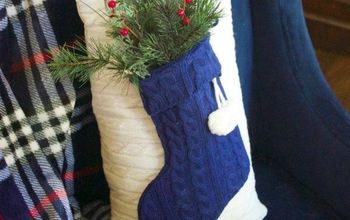 DIY Sweater Stocking Pillow