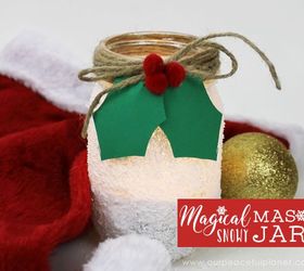 Snowy Mason Jar & Gift Tags