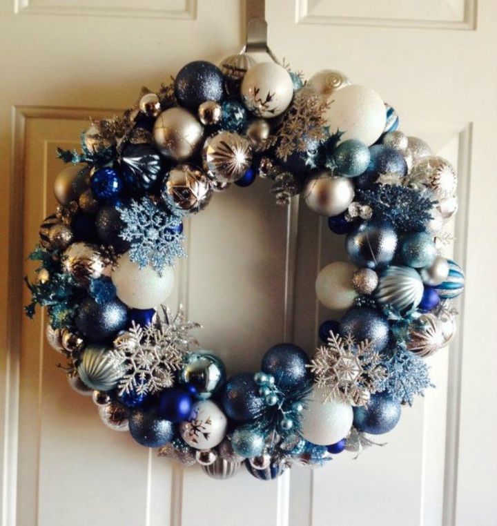 diy ornament christmas wreath