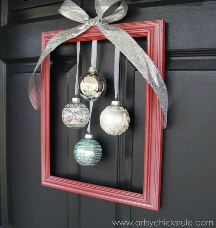diy ornament christmas wreath