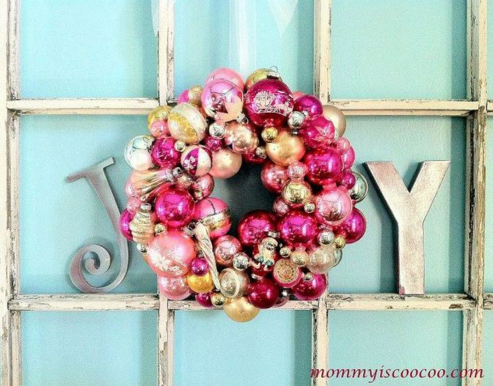 diy ornament christmas wreath