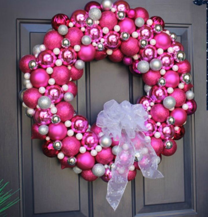 diy ornament christmas wreath