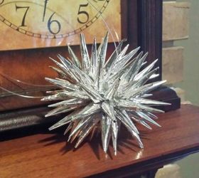 s fold tin foil for these breathtaking christmas decor ideas, christmas decorations, home decor, Or these silver ones