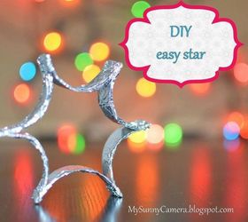 s fold tin foil for these breathtaking christmas decor ideas, christmas decorations, home decor, This six point star made from toilet paper