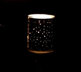 s fold tin foil for these breathtaking christmas decor ideas, christmas decorations, home decor, This cosmic mason jar lantern