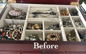  Faça um organizador de joias que também serve como decoração de parede!