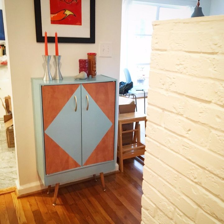 Project Mid Mod China Cabinet From Cheap Mdf Fixture Hometalk