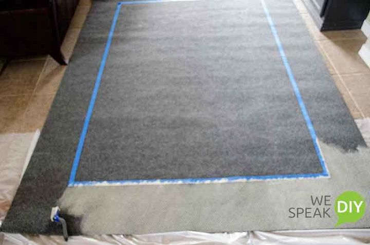 alfombra pintada para exteriores por menos de 20 6 x 8