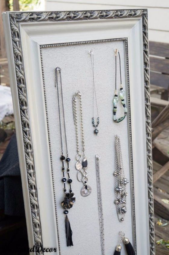 s 11 gorgeous ideas that will change the way you see cork board, Like this boutique worthy jewelry holder