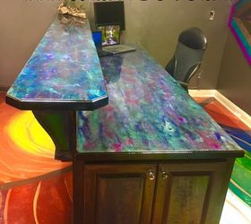 laminate counter tops turned to polished stone, concrete masonry, countertops
