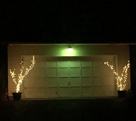 twig x mas lights, gardening