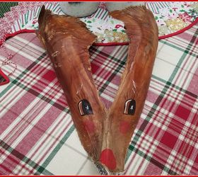 palm frond reindeer craft, crafts