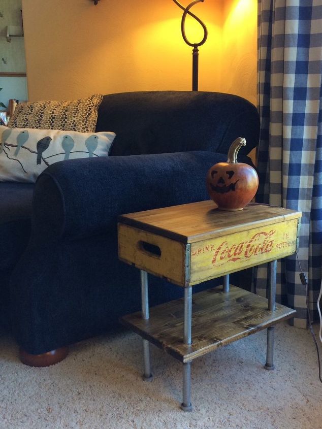 t coke table , painted furniture