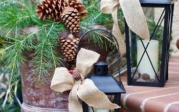Decorating With Pinecones & Branches