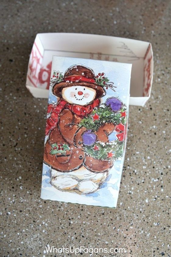uma tima maneira de re presente e reciclar cartes de natal