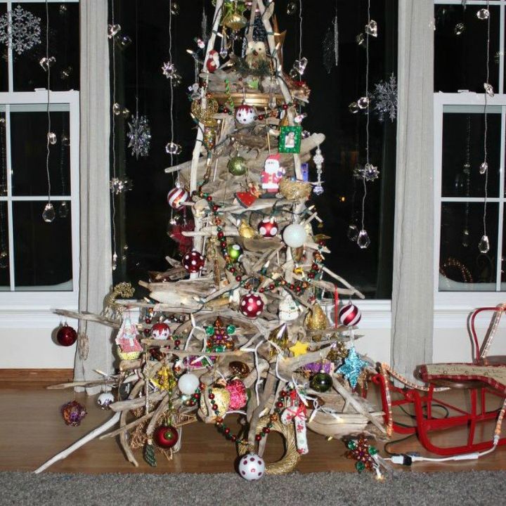 esquea a sua rvore de natal tradicional estas so ainda melhores, A rvore de Natal de madeira de Vincent