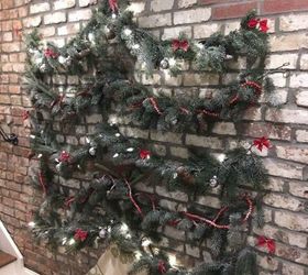 s forget your traditional christmas tree these are even better, Turn your blank wall into a green tree