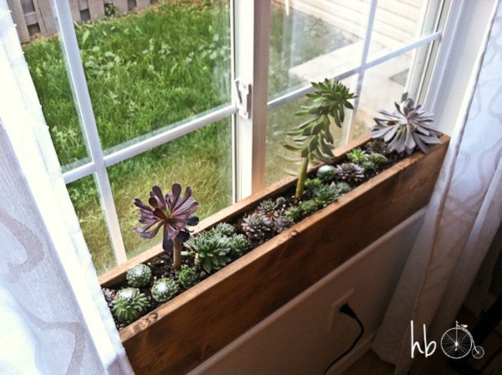 s 12 practical window updates that also look amazing, Add a succulent window box