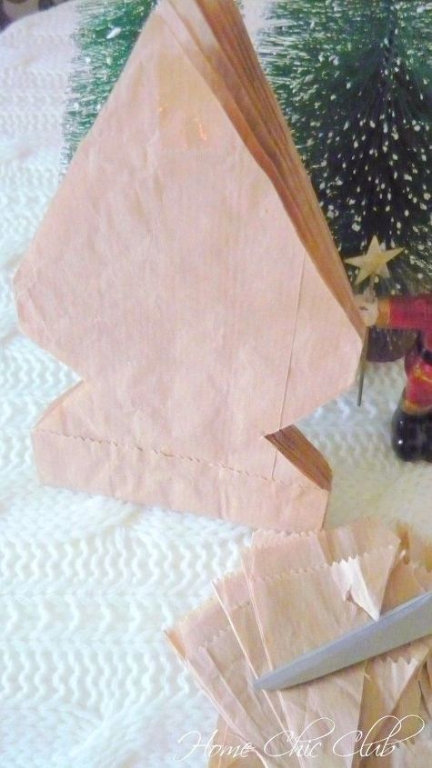 christmas paper bag snowflakes in 5 minutes