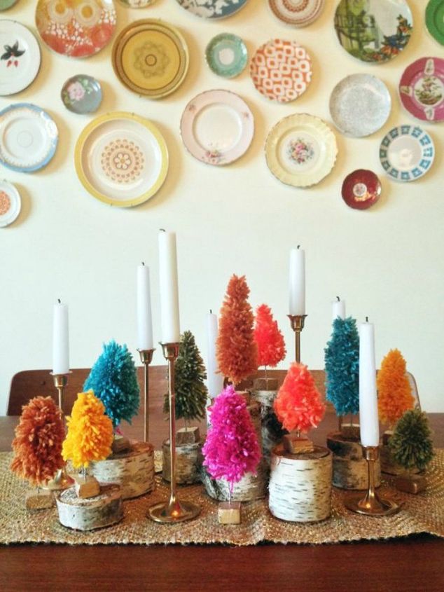 s 17 mini christmas trees we can t stop looking at this season, 11 The bright brush tree