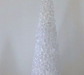 17 mini rboles de navidad que no podemos dejar de mirar esta temporada, Rellenos de hielo de cristal para el rbol de Navidad DIY