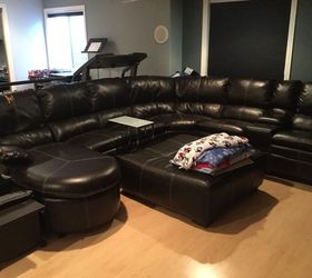 q suggestions for couch repair please , painted furniture
