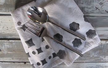 Potato Print Tea Towels
