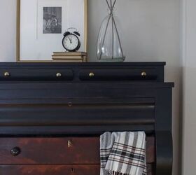 empire dresser makeover with old fashioned milk paint, painted furniture, painting