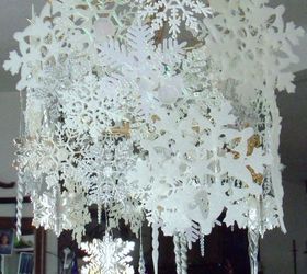 beautiful snowflake chandelier, lighting