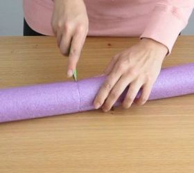 Cutting up a pool noodle is about to make your closet so much cleaner