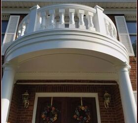 anatomy of a balcony facelift, porches, The Completed Balcony Facelift